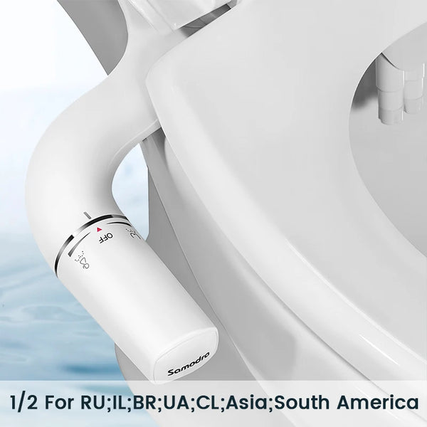 SAMODRA Ultra-Slim Dual Nozzle Bidet Attachment