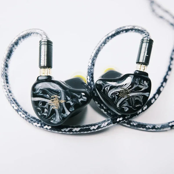 TANGZU BAJIE Hybrid In-Ear Headphones – HiFi Sound with 1DD+4BA+1EST+1BC Drivers