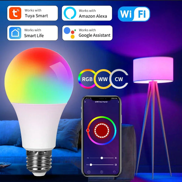 Tuya Smart WiFi LED Light Bulb E27