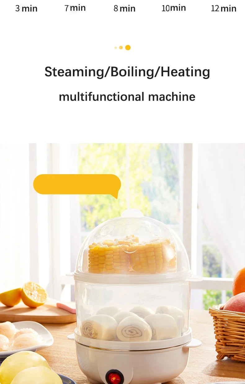 Multifunction Electric Egg Cooker & Steamer