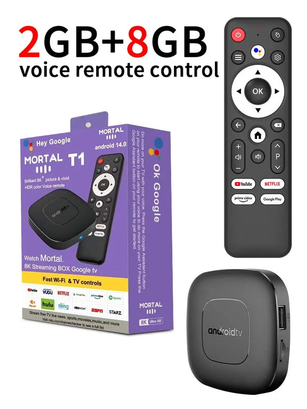 Android 14 Smart TV Box – Allwinner H313 Media Player