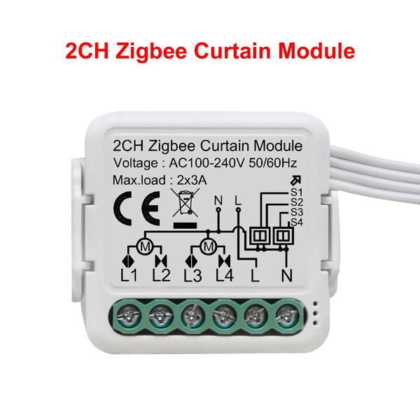 GIRIER Tuya ZigBee 3.0 Smart Blind Switch