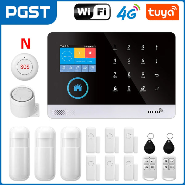 4G WiFi Smart Home Alarm System