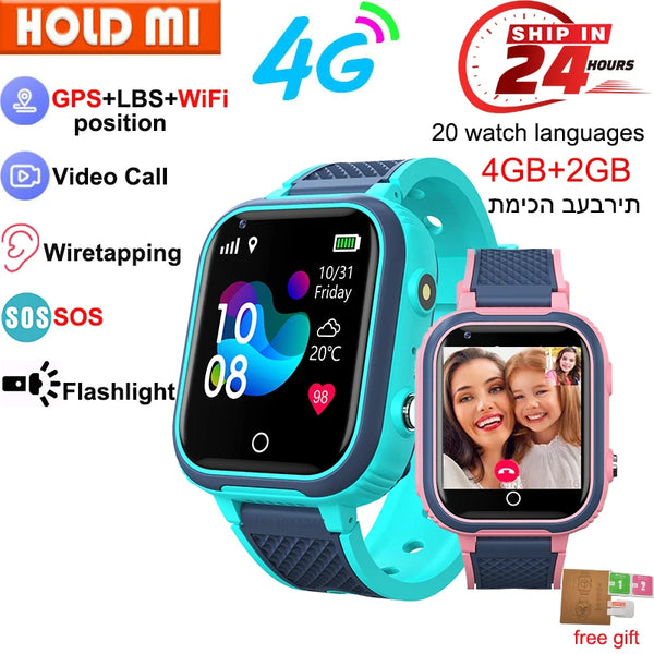 LT21 4G Kids Smartwatch – GPS, Video Call & SOS Waterproof Tracker