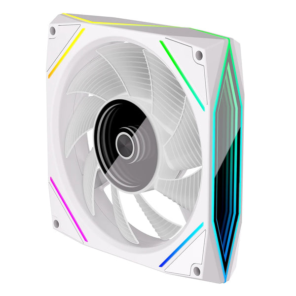 120mm ARGB CPU Fan – 800-1800RPM 4-Pin PWM Silent Fan