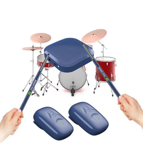Electronic Virtual Air Drum Kit with Drumsticks & Pedals