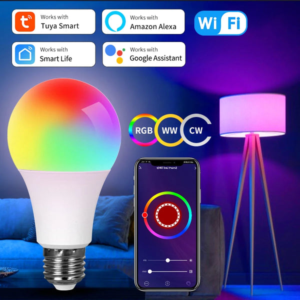 Tuya Smart WiFi LED Light Bulb E27
