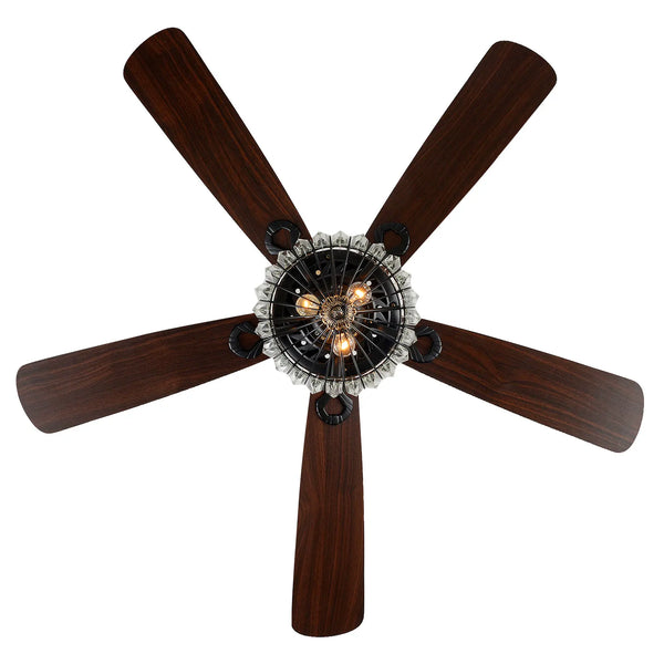 Modern Ceiling Fan Light with Remote Control