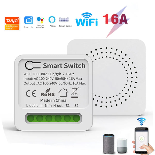 Tuya 16A MINI WiFi Smart Switch