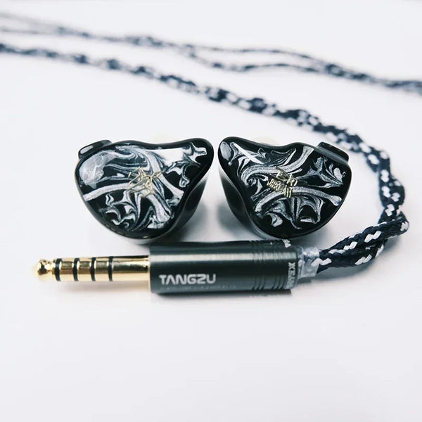 TANGZU BAJIE Hybrid In-Ear Headphones – HiFi Sound with 1DD+4BA+1EST+1BC Drivers
