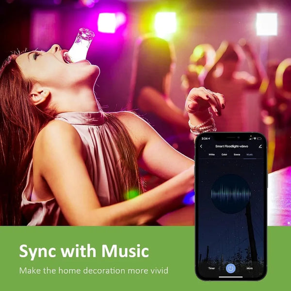 Smart RGB Flood Lights Outdoor 60W Group