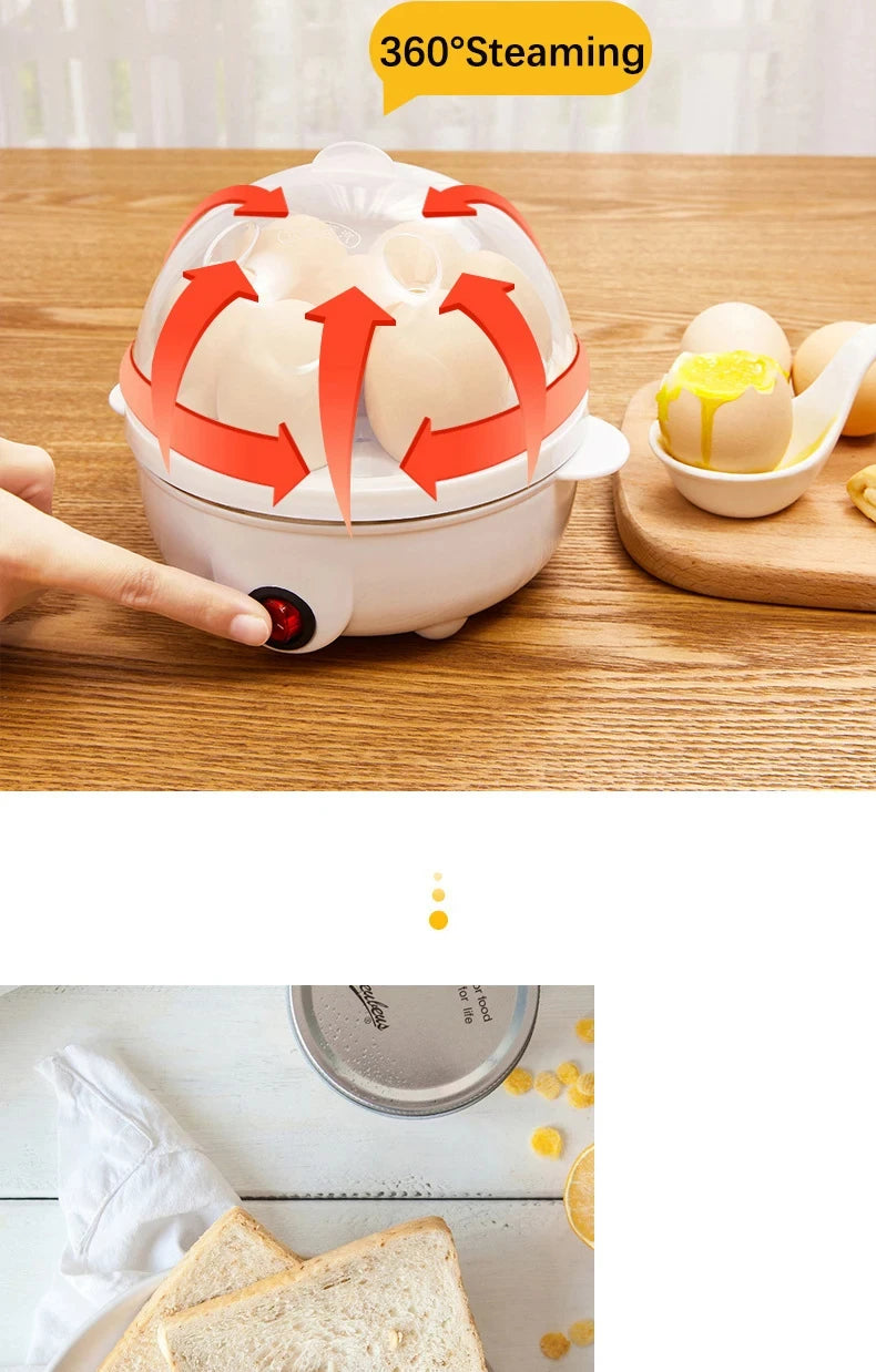Multifunction Electric Egg Cooker & Steamer