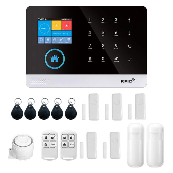 Wireless WiFi GSM Burglar Alarm System