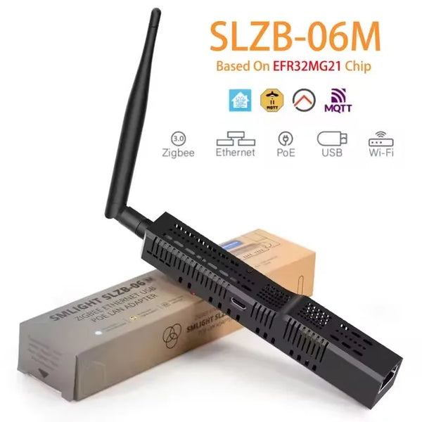SMLIGHT SLZB-06 Zigbee 3.0 Adapter – Ethernet, USB, WiFi & PoE Support