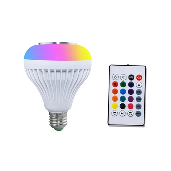RGB Smart Bluetooth Speaker Bulb – Dimmable LED Music & Stage Light