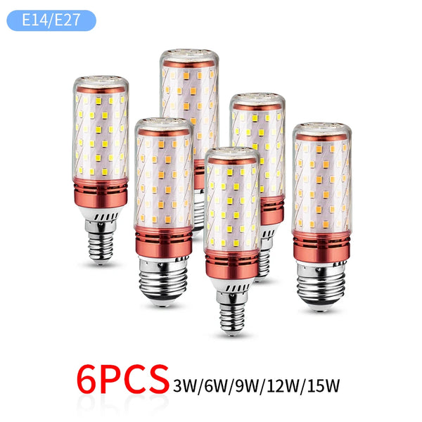 6PCS LED Corn Bulb Set – Energy-Efficient Home Lighting