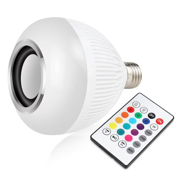 RGB LED Bluetooth Speaker Bulb – Multi-Color Light & Music Playback