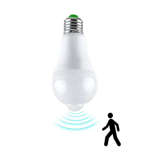 Motion Sensor LED Bulb – E27 Smart Infrared Lamp for Home
