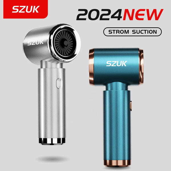 SZUK Mini Wireless Car Vacuum – 2-in-1 Portable Cleaning Machine