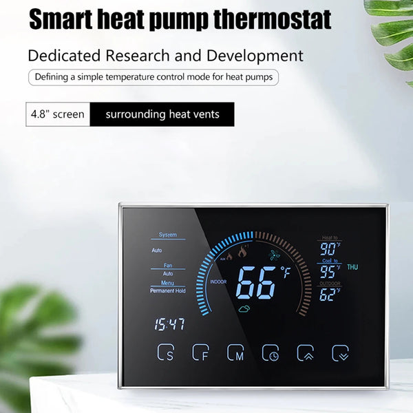 WiFi Smart Heat Pump Thermostat